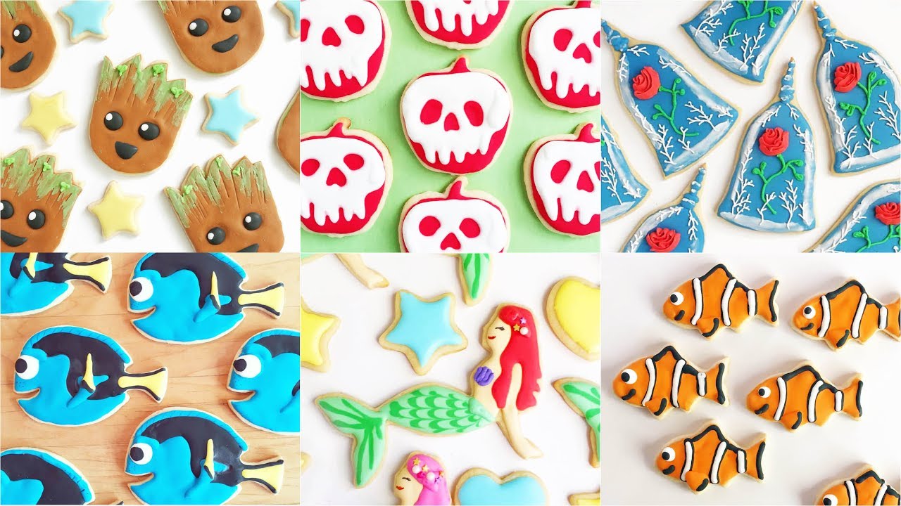 Disney Cookies! - Cookie decorating compilation by Suzylizz