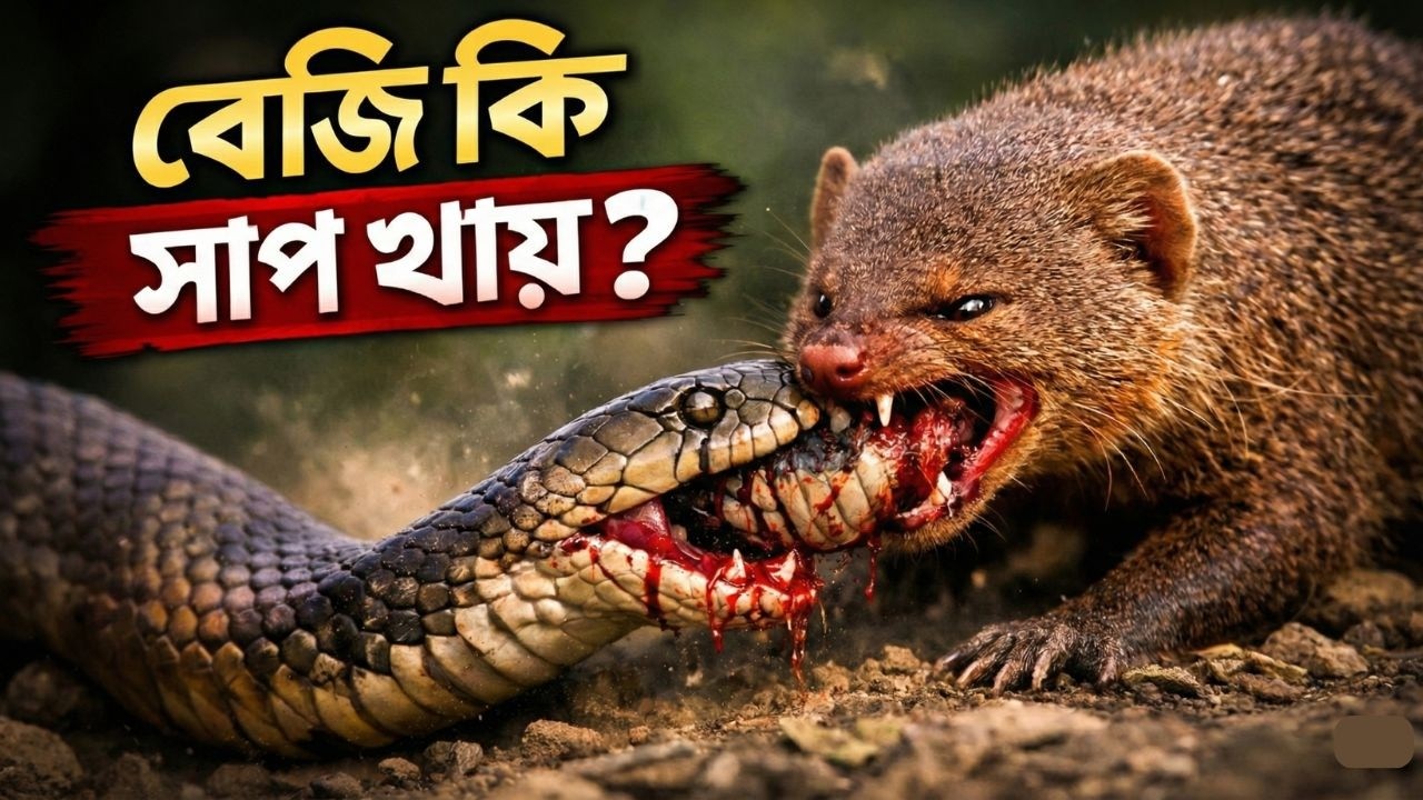 বেজি কি সত্যিই সাপ খায়? সাপের বিষ কেন বেজির শরীরে কাজ করে না? Mongoose