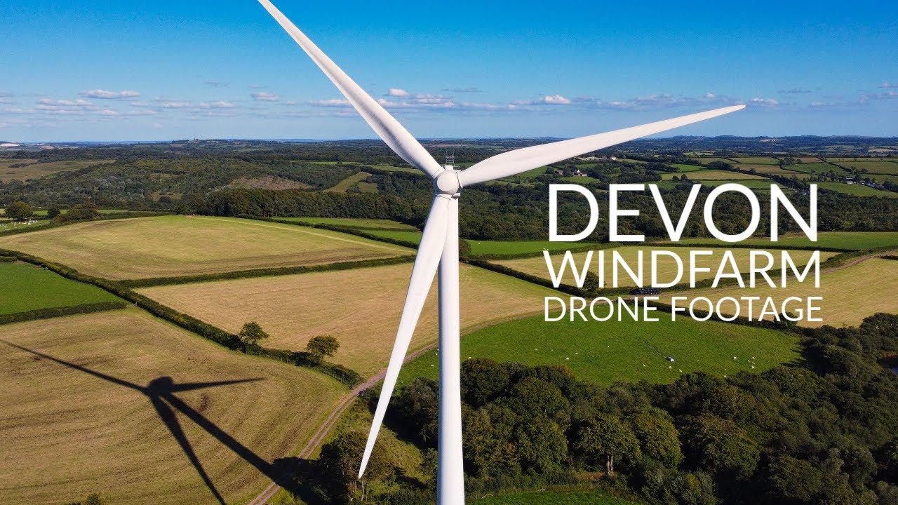 Batsworthy Wind Farm (Knowstone, North Devon, England) | Drone Footage (2K) | DJI Mavic Mini