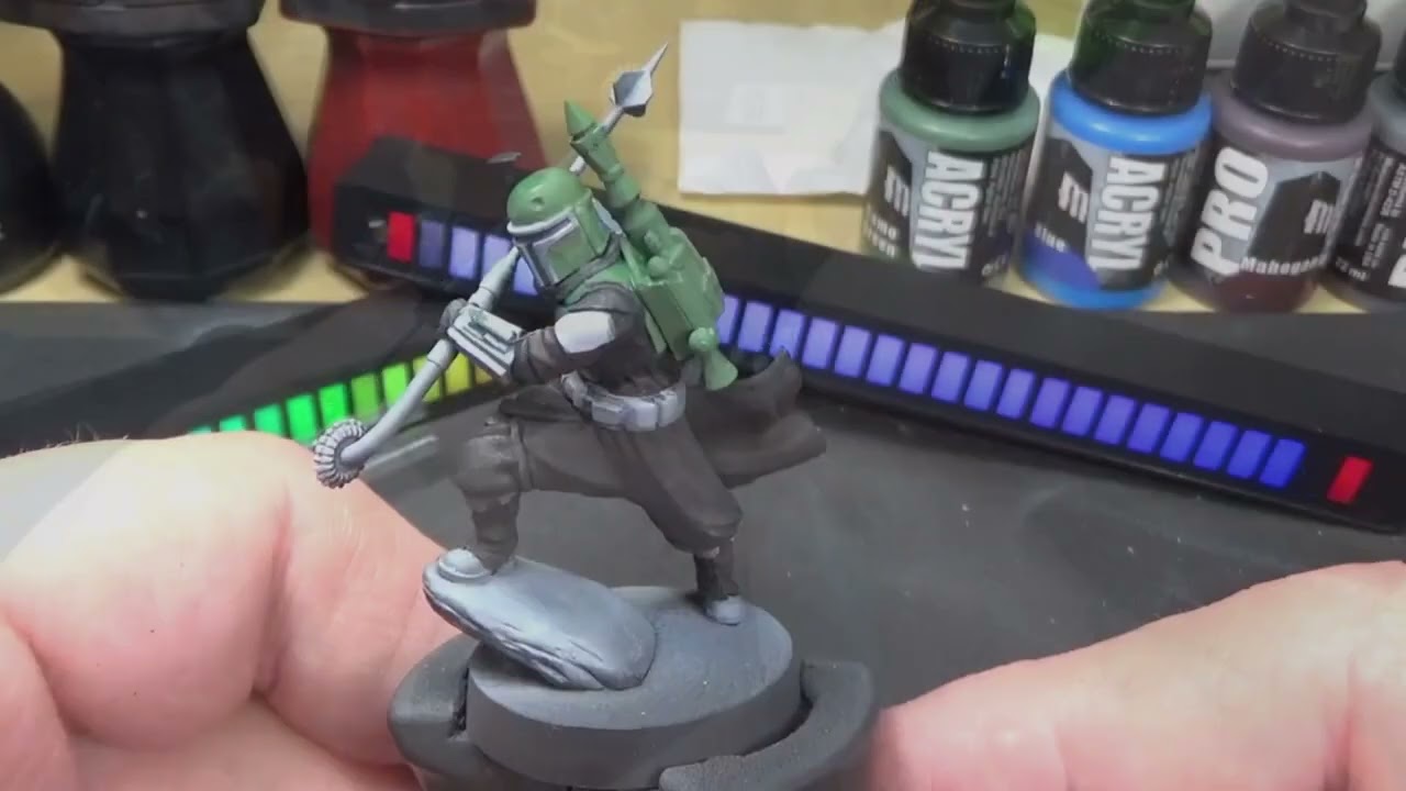 How to paint Boba Fett (Daimyo) for Star Wars Legion Tabletop game