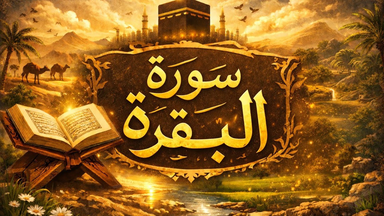 سورة البقرة كاملة للنوم بصوت اسلام صبحي ♥️ راحه نفسيه 