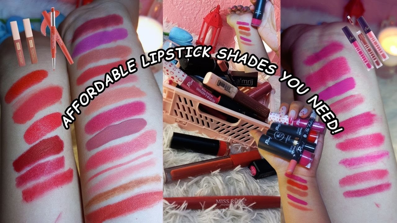 Best Affordable Lipstick Shades | Pakistani Lipstick Brands Under Budget For Every Skin Tone