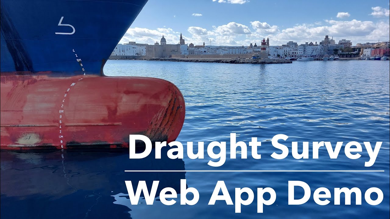 Draught Survey Web Application Demo | Ship Officers & Marine Surveyors Tool