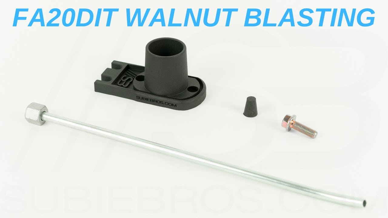 SP3C BUiLT FA20DIT CARBON BUILD UP VALVE CLEANING KIT - WALNUT BLASTING 2015 - 2020 WRX