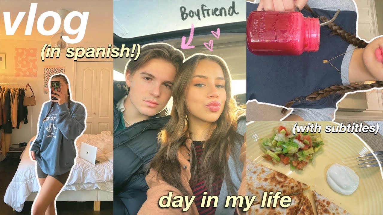 VLOG: *наполовину испанец, наполовину англичанин* учу своего парня испанскому, пробую Taco Bell, ...