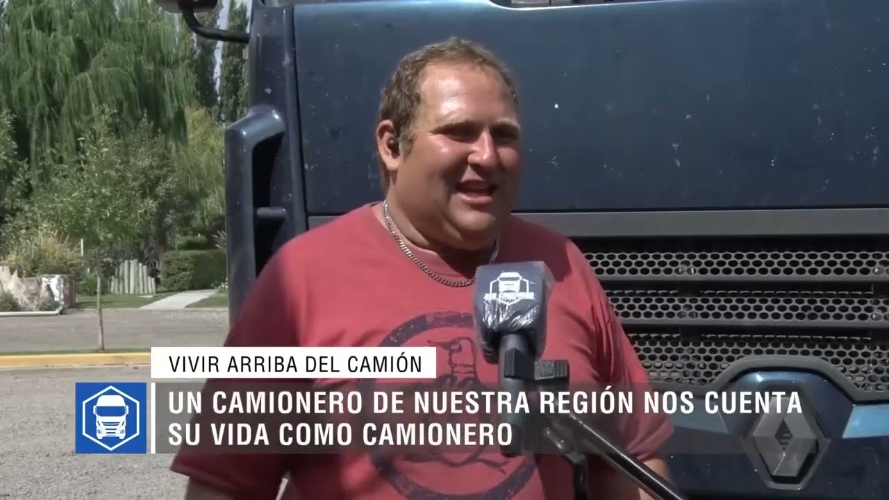 Hernán Galli, el camionero de Río Colorado, provincia de Río Negro