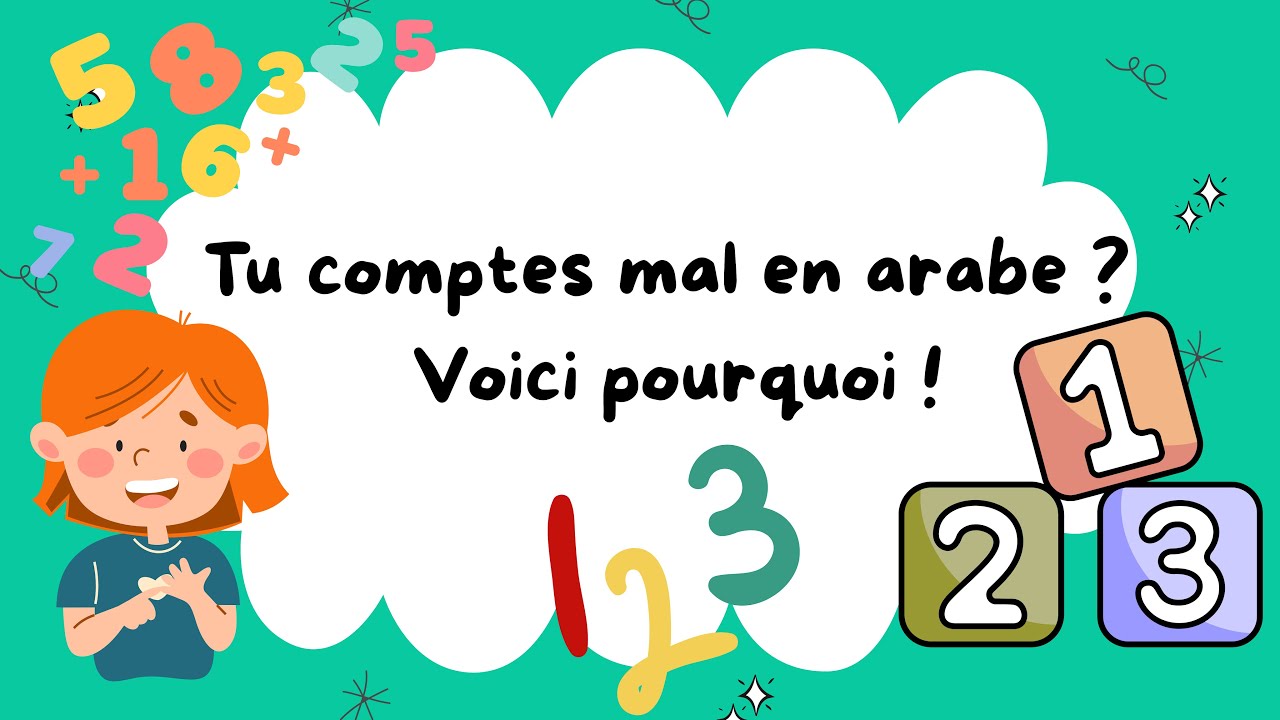 🔢 Compter en arabe sans erreur ! Apprends les nombres + l'accord avec les noms #compter #nombre