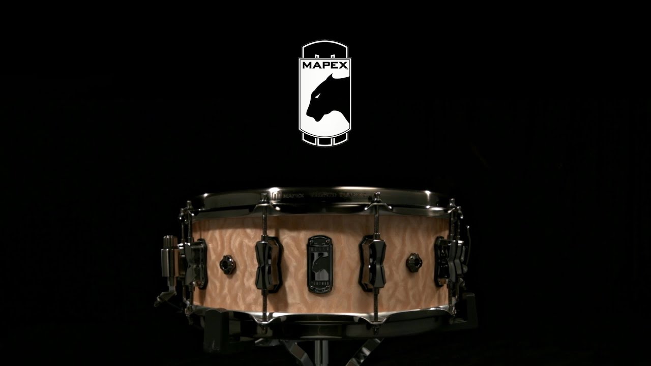 Mapex Black Panther 'Pegasus' 14 x 5.5'' Maple/Walnut Snare Drum | Gear4music demo