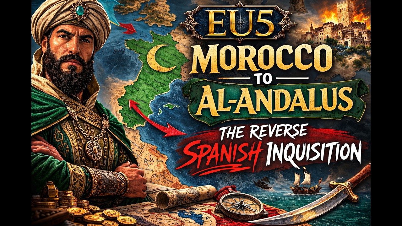 EU5 Morocco → Reverse Spanish Inquisition | Forming Al-Andalus (1337–1472)