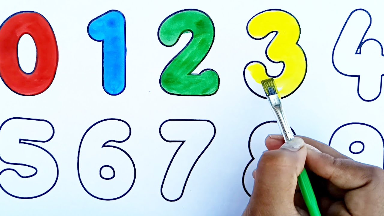  गिनती सीखे आसानी से| Caunting| #colorkids #hindilettersforkids #youtubkids #colorfulletters #ginti 