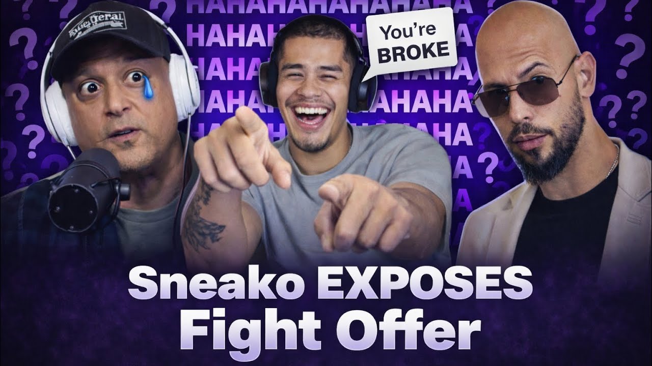Sneako LEAKS Offer To Fight Andrew Tate… | Sneako Calls Out Misfits Boxing Reaction 