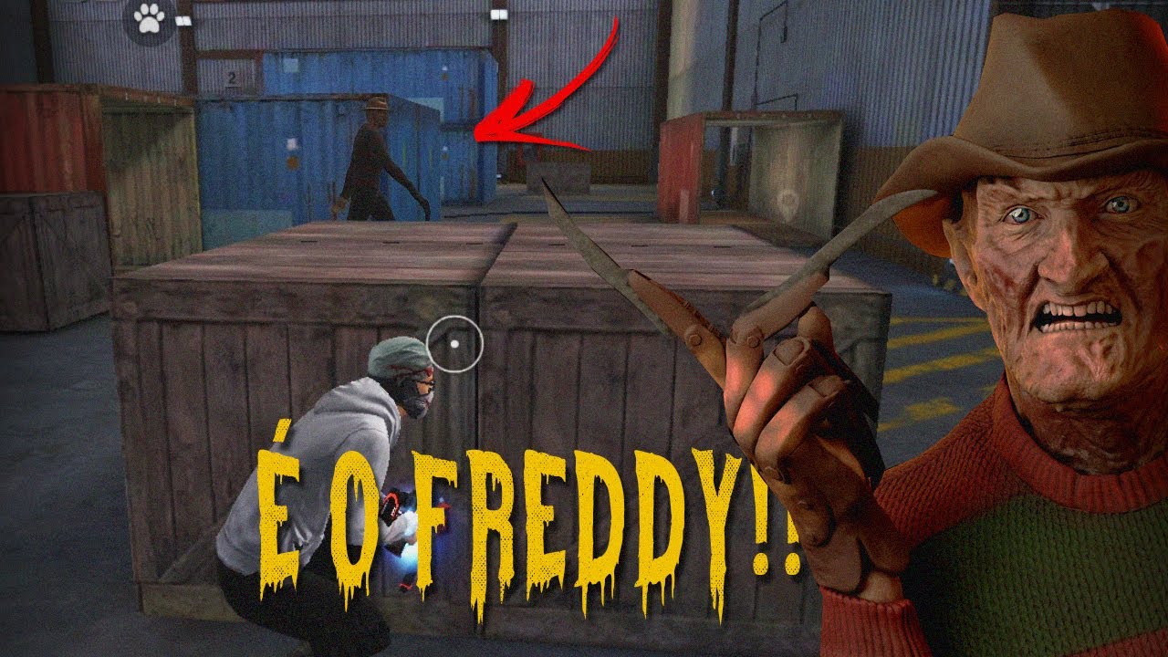 O FREDDY KRUEGER INVADIU ESSE X1 DO FREE FIRE