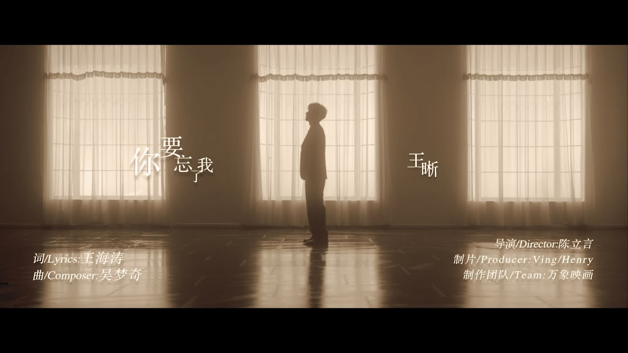 【HD】王晰-你要忘了我 [Official Music Video] 官方完整版MV