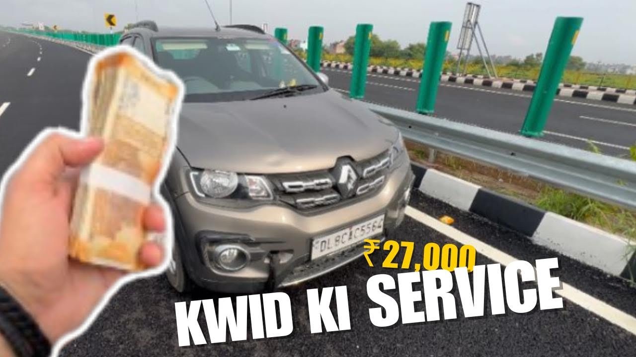Renault Kwid LIVE Service in 27000 /- Rs 😳|| इतने में तो BMW की हो जाती 😂