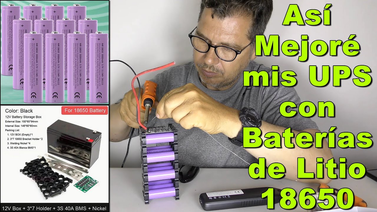 Así Mejoré mis UPS con Baterías de Litio 18650 - Proyecto de Electronica