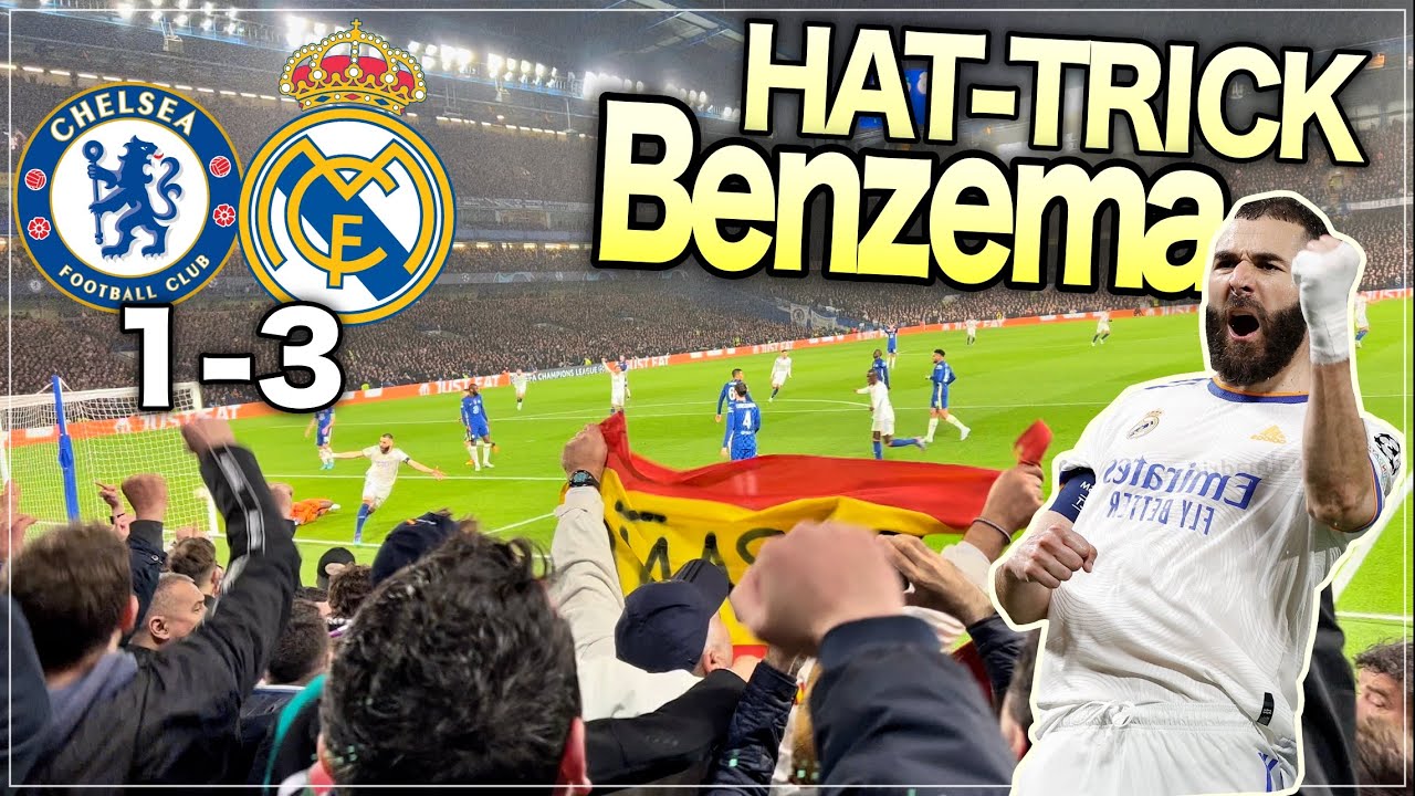 Chelsea 1-3 Real Madrid⎪Así se vivió el Hat-Trick de BENZEMA en Stamford Bridge|⚽️VLOG-Reacción