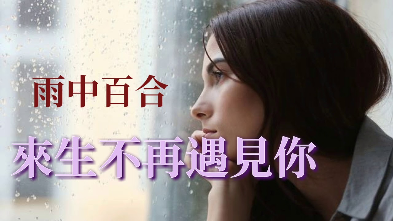 🎶🎶來生不再遇見你 🎶🎶  演唱：雨中百合