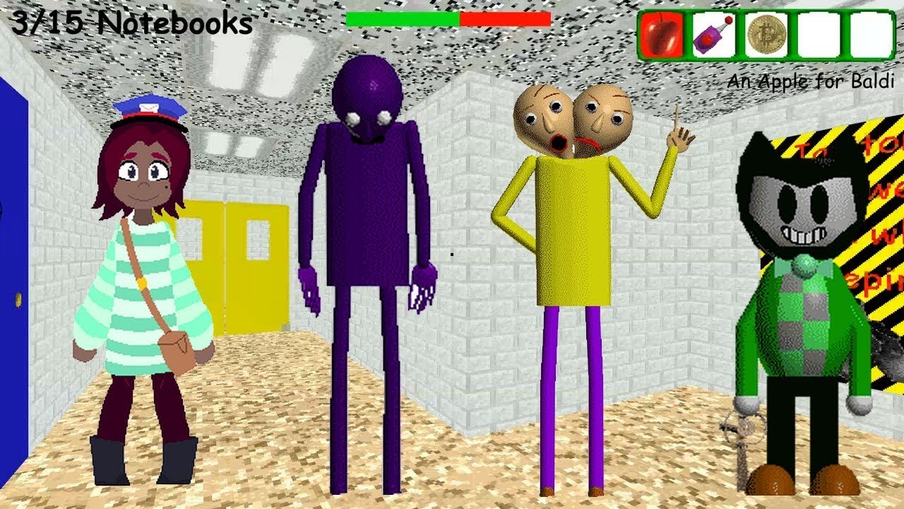 Baldi's basic random maps series 2: Baldi's Quirky Academy (Baldi's basic custom map)