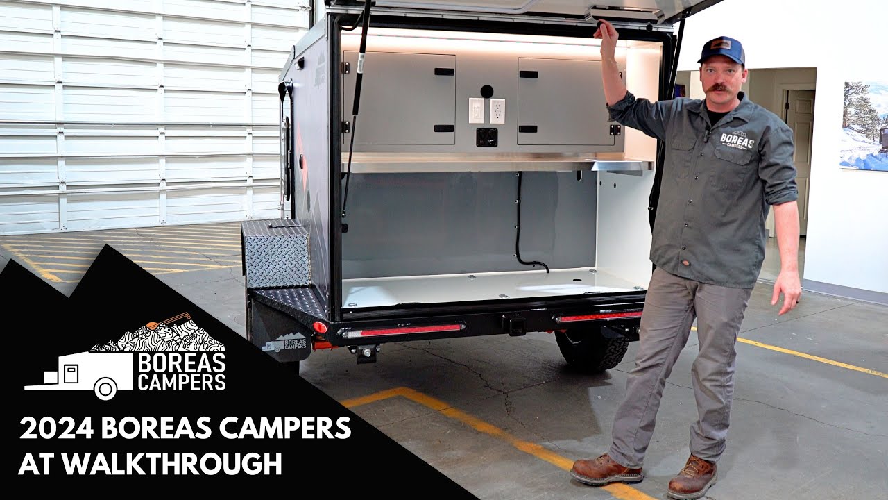 2024 Boreas Campers AT Walkthrough - Our Well-Equipped, Modular Off-Road Ready Trailer!