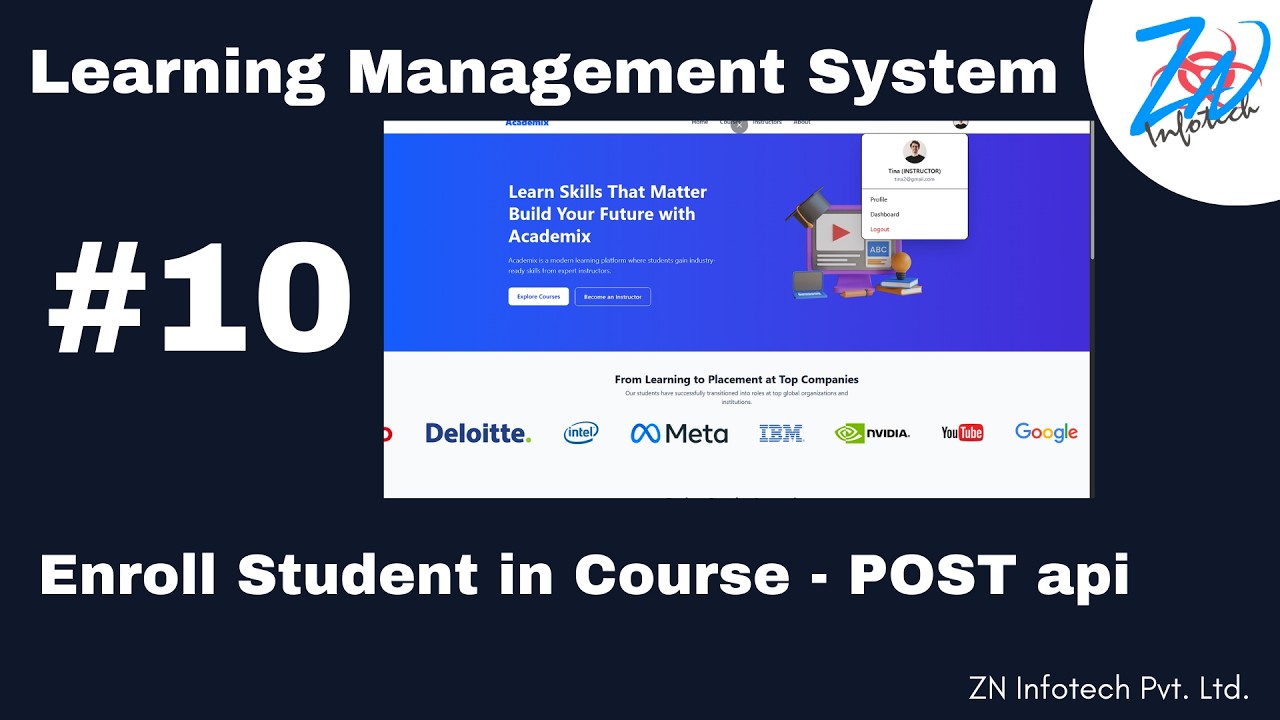 Course Enrollment POST API | Enroll Student in Course