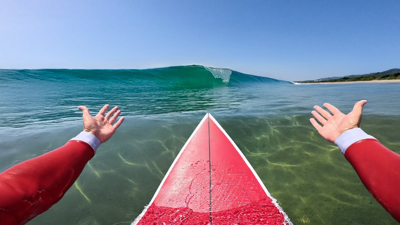 SURFING MAGIC WAVES ON SANTA&rsquo;S SLED! (RAW POV)