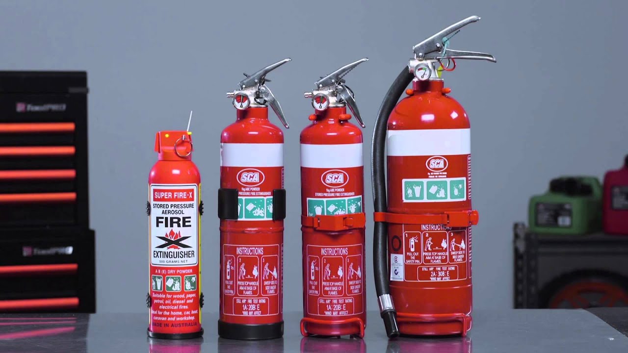 SCA Fire Extinguisher Range