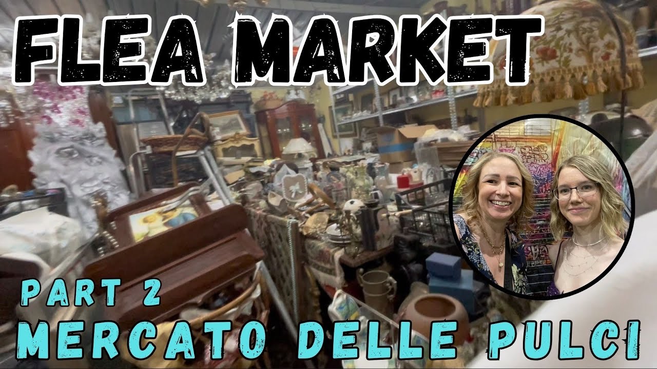 Favourite Thing I Thrifted in Italy! THRIFT WITH US at the Mercato Delle Pulci Flea Market