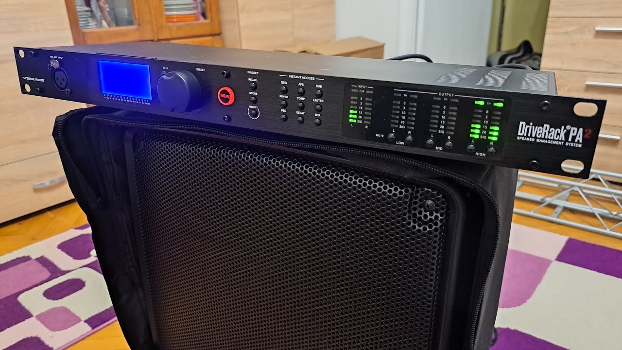 Ez a dbx az a dbx... teszteljük le a DriveRack-et!