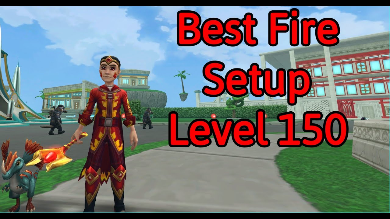 Wizard101: Max Damage Fire Gear Setup Level 150 (PVE)