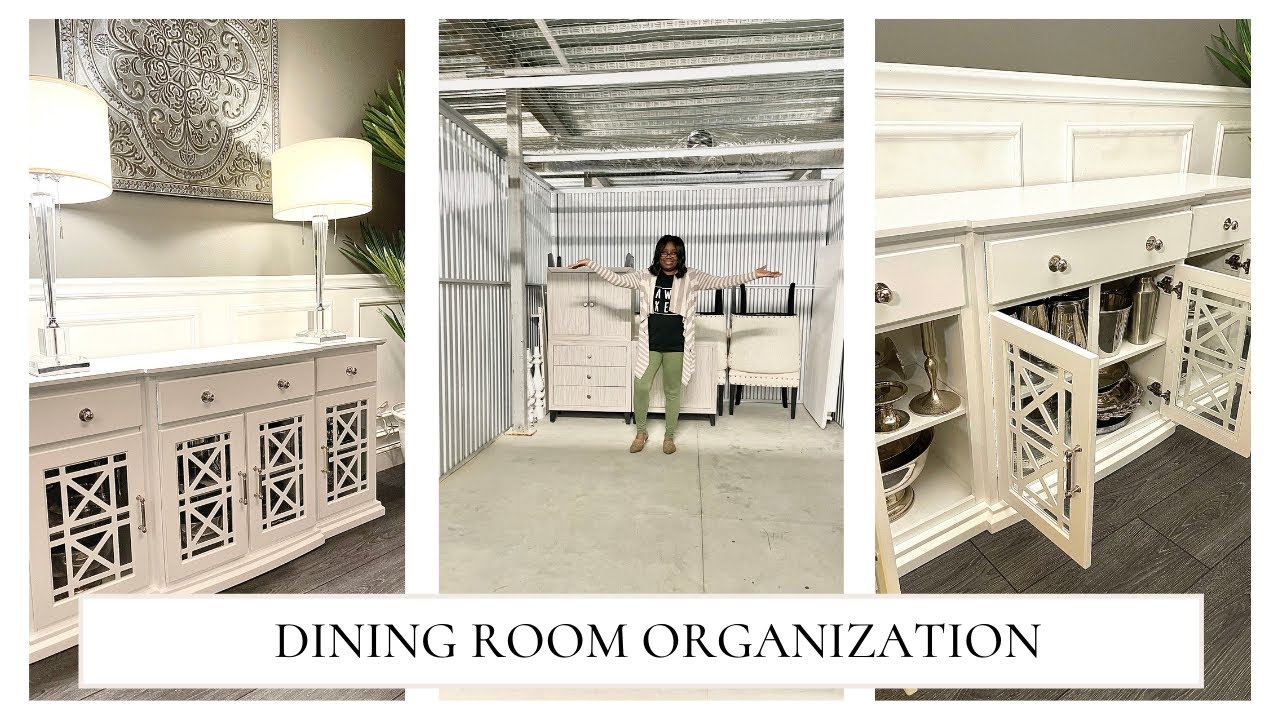 Dining Room Makeover Decor & Organization