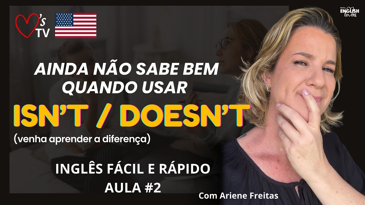 Verbo TO BE no Negativo — Aprenda Fácil e Nunca Mais Erre