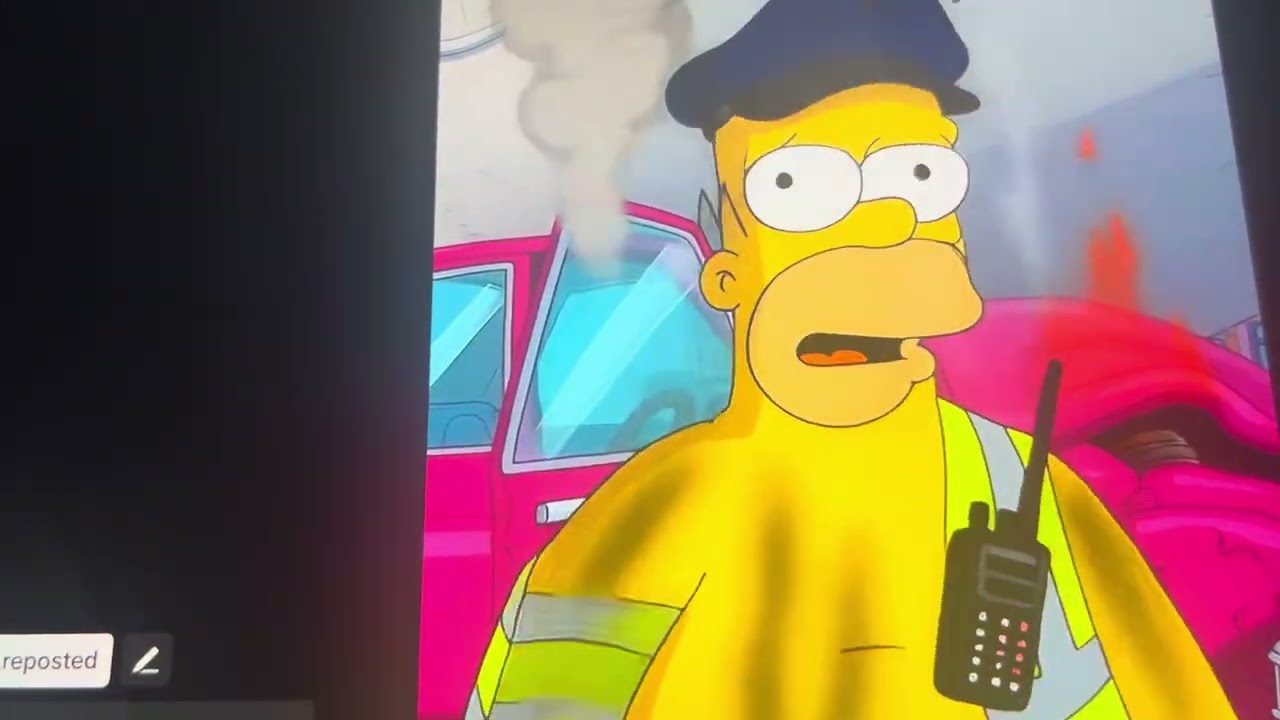 The Simpsons in grater Manchester only mancs using ai 