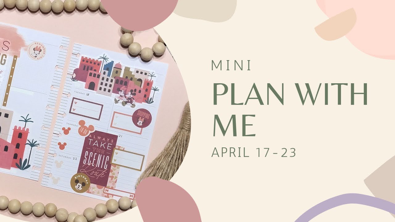 Plan With Me | The Happy Planner | Mini Dashboard | April 17-23