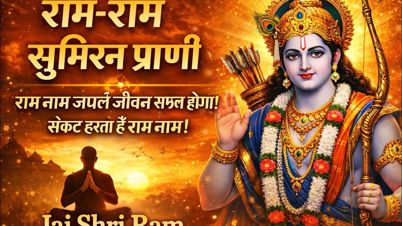 राम राम सुमिरन प्राणी 🙏 हर दुख होगा दूर | Powerful Ram Bhajan | मन को शांति देने वाला भजन#nonstop 