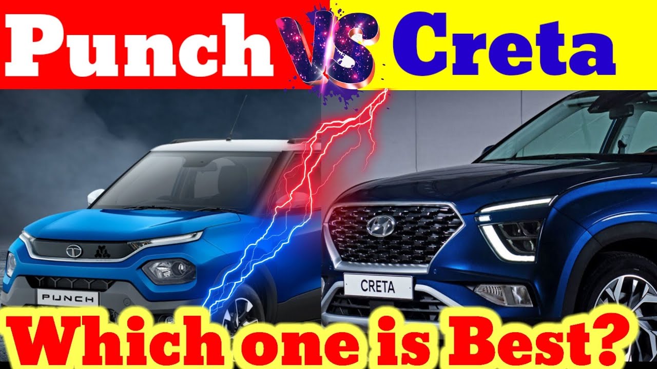 🔥Tata Punch vs Hyundai Creta🔥Detailed Comparison | Hyundai Creta vs Tata Punch | Which is Best?