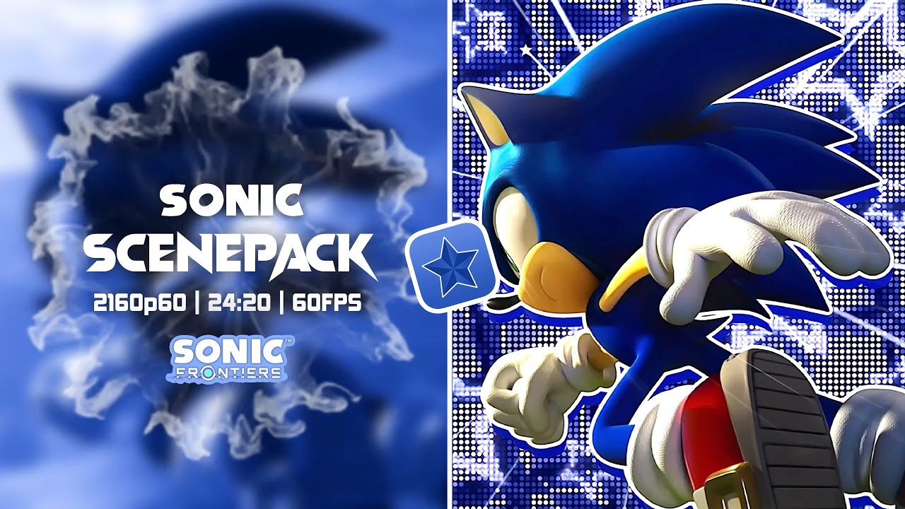 Sonic The Hedgehog (Sonic Frontiers) || Clips For Edits || [4K/60FPS]