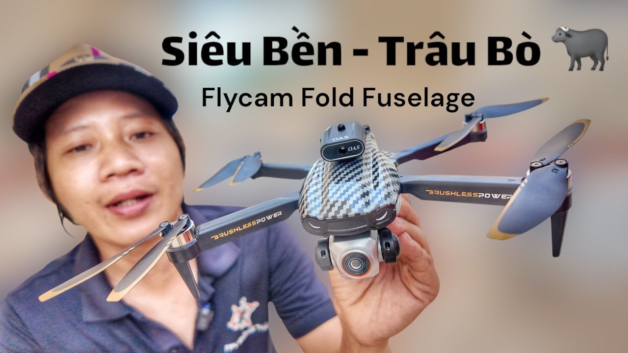 Mua thử flycam giá 850k trên shopee và cái kết quá trâu bò - Fold Fuselage Drone Review