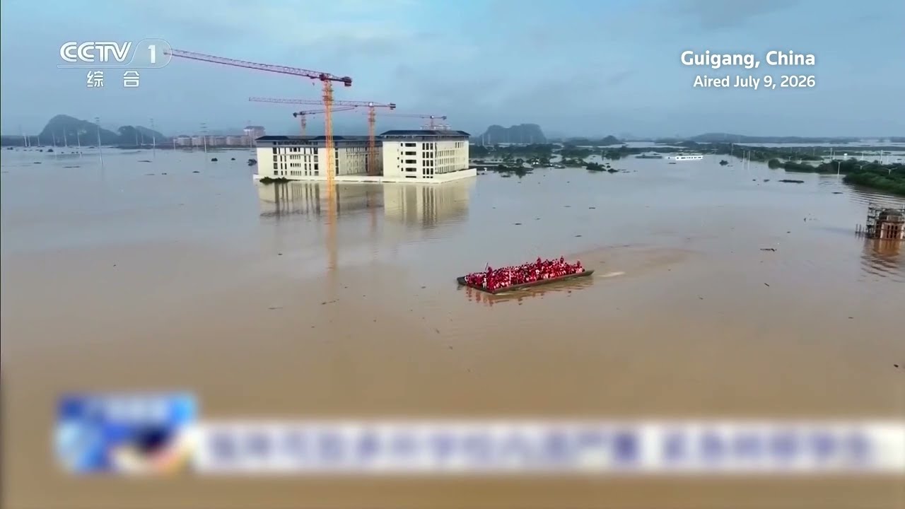 China evacuates stranded students after Guangxi floods