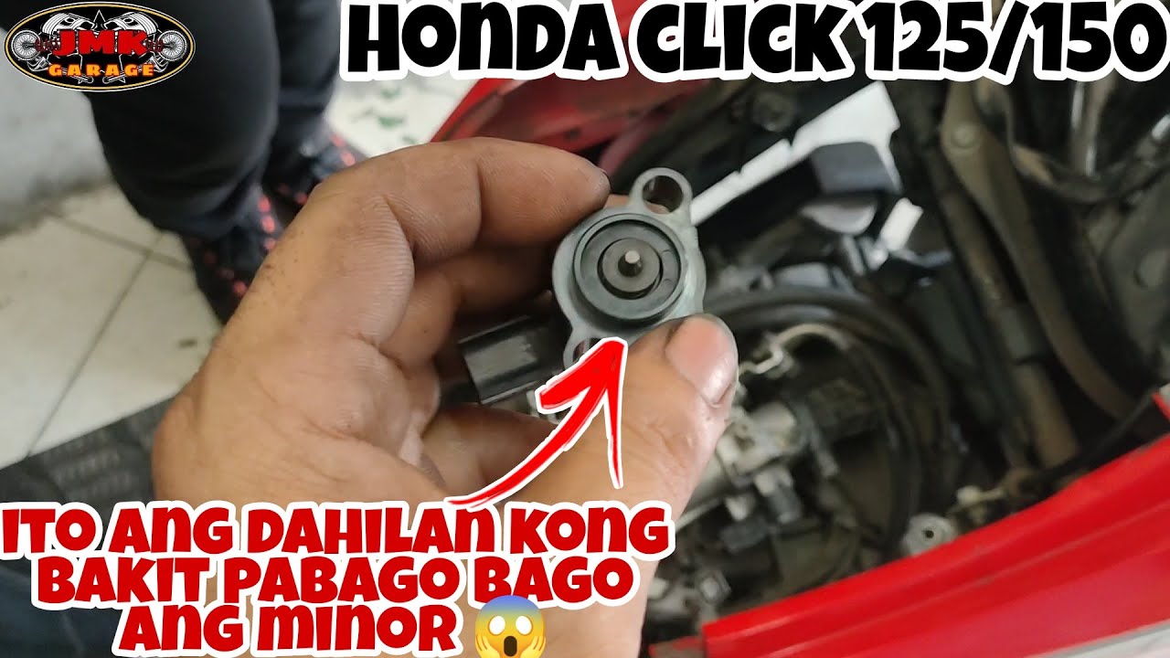 honda click125/150 pabago bago ang minor || paano itroubleshoot || ganito gawin mo mapapatino mo yan