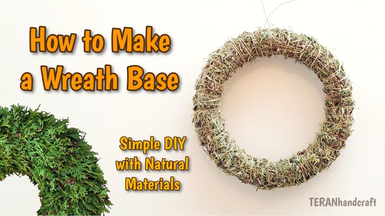 How To Make A Natural Wreath Base | Quick & Easy DIY Tutorial 🌿
