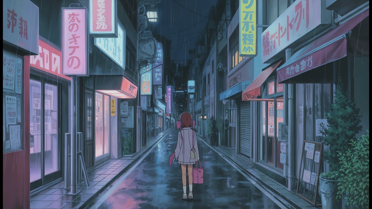 🎧 Original lo-fi rain beats for focus, study and late night work [1 HOUR]