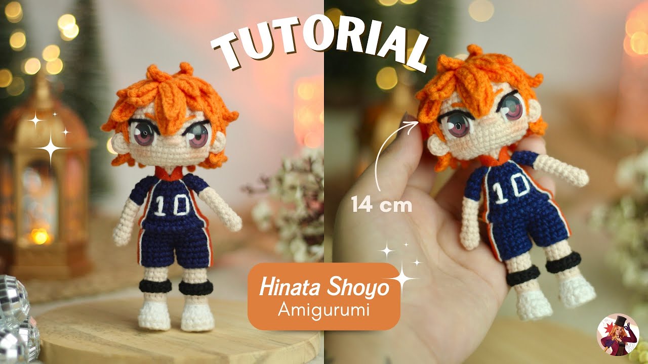 TUTORIAL HINATA SHOYO AMIGURUMI | Amigurumis da Vit