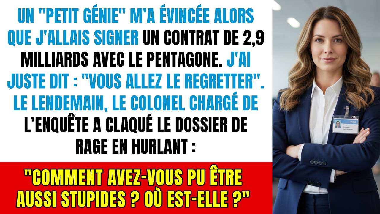 Virée après 22 ans, le système de défense se bloque dès que je quitte le bâtiment