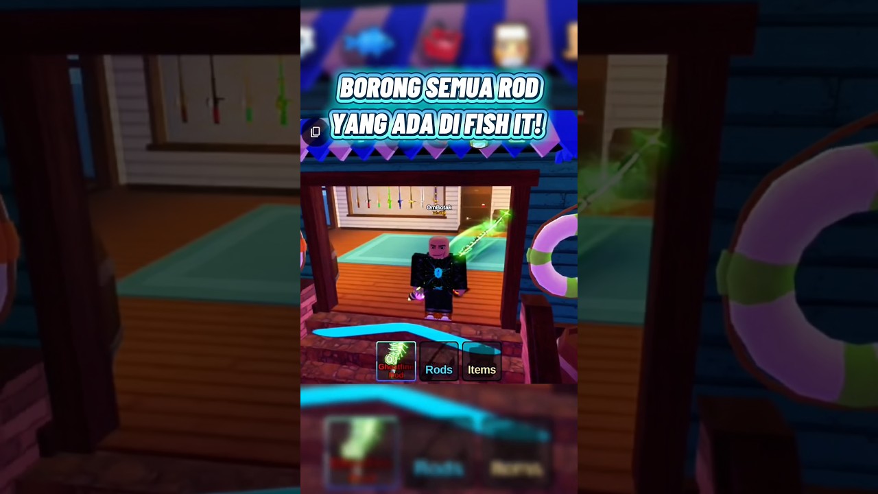 Borang semua Rod yang ada di fish it roblox