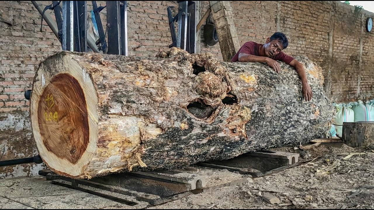FREE Solution Beats Expensive Machines   Giant Log at the Mill