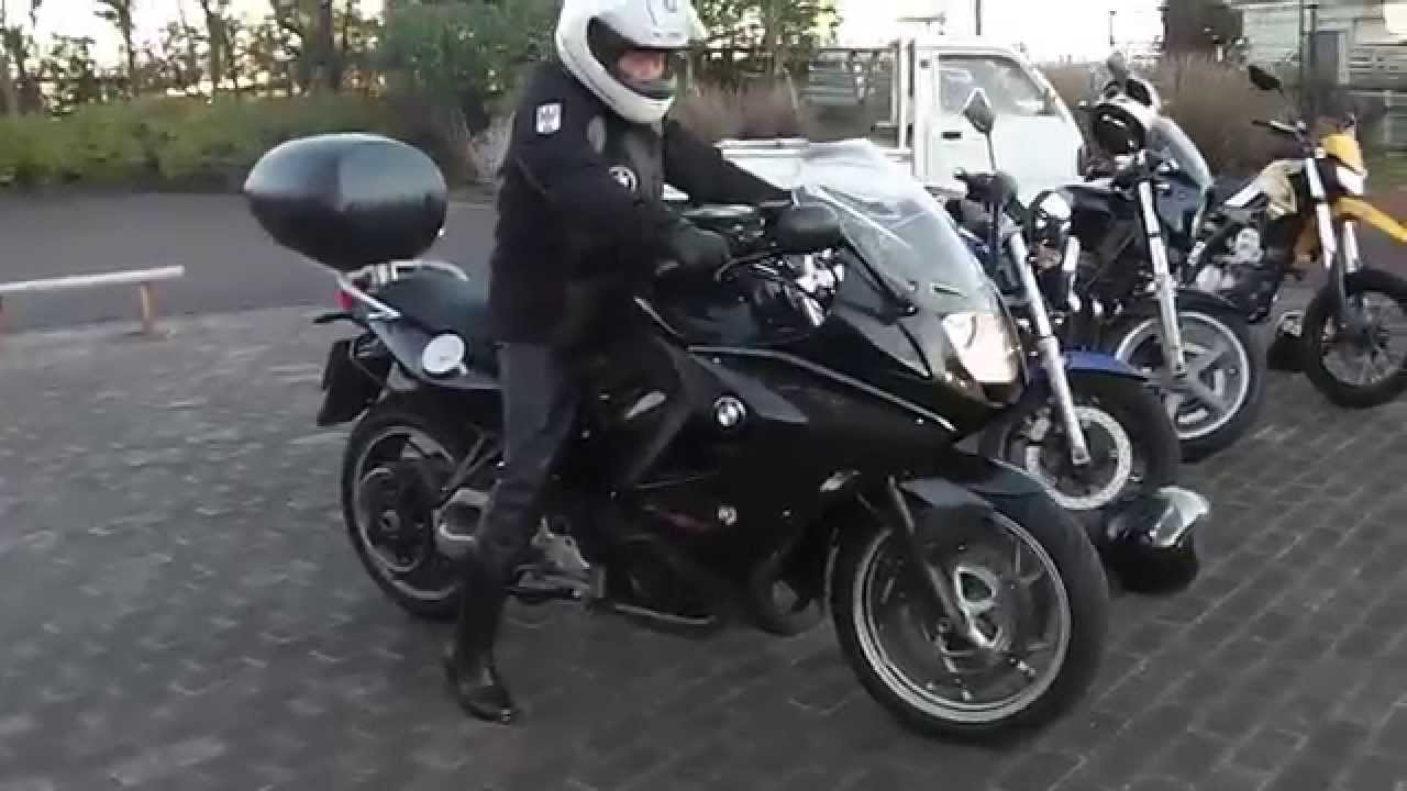 2015/01/03 BMW F800GT Move away SHINONOME Park