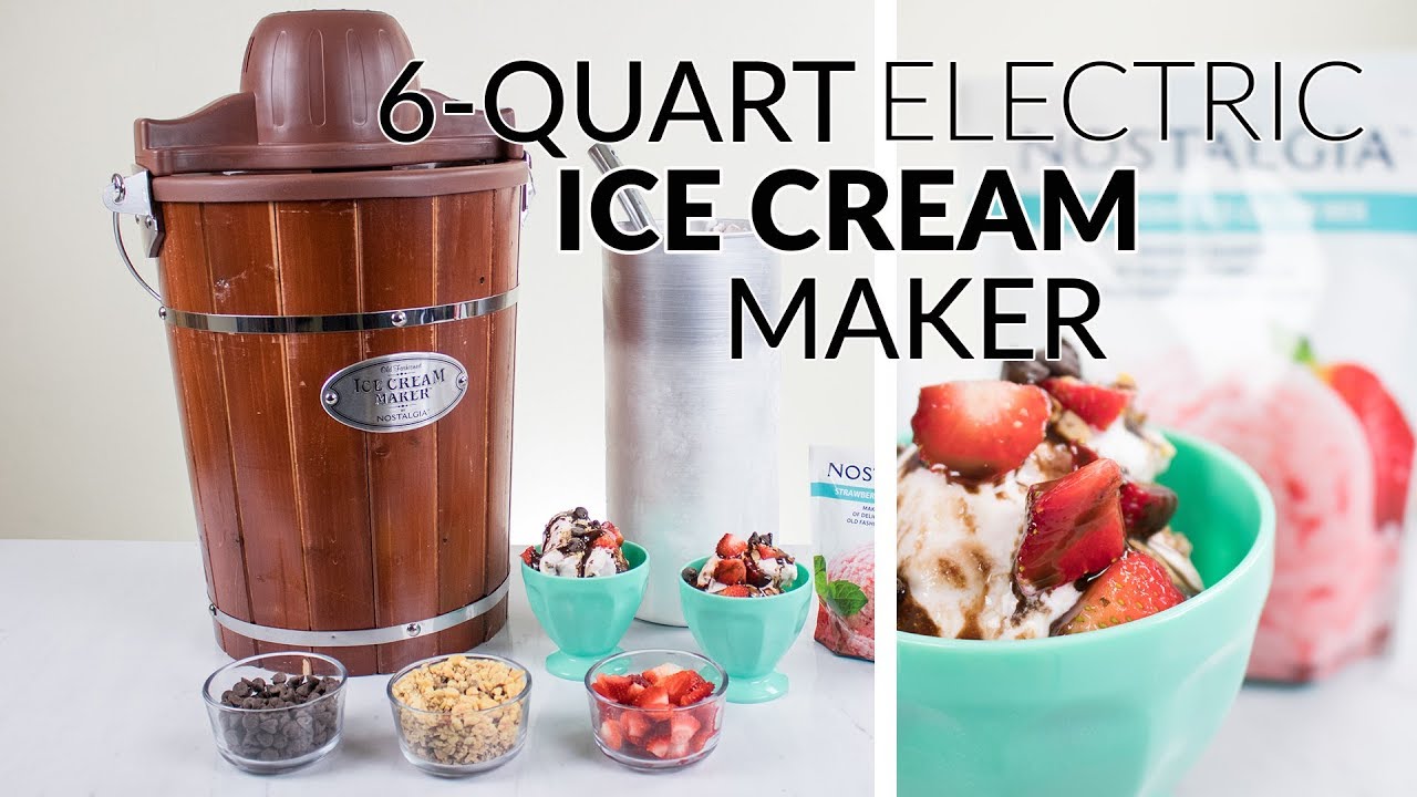 ICMP600WD | 6-Qt Electric Ice Cream Maker