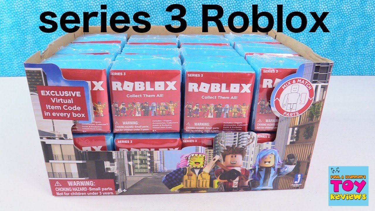 Roblox Toys Game Figures Series 3 Full Box Opening Toy Review | PSToyReviews