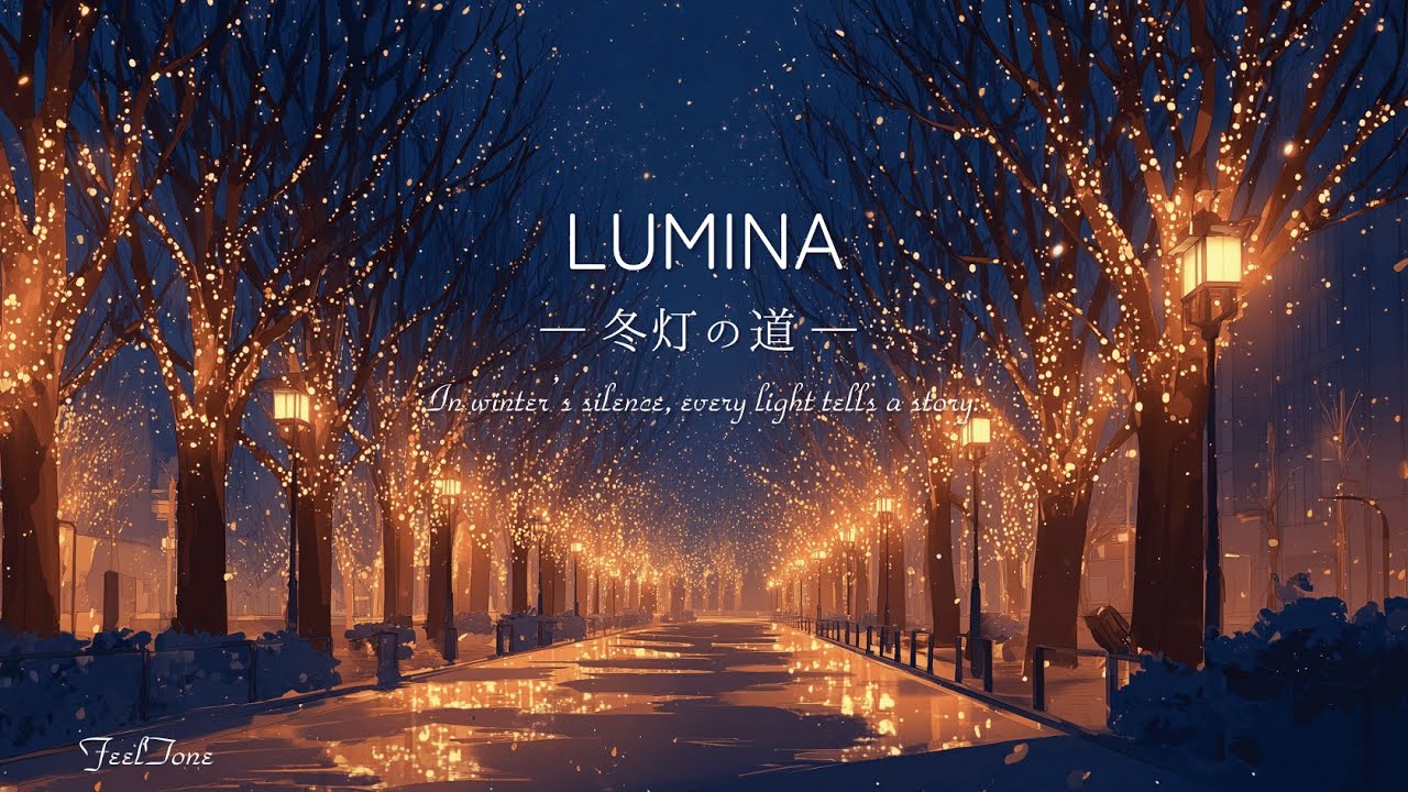 【LUMINA — 冬灯の道】ひとつひとつの灯りが、心を照らす夜に｜Piano BGM