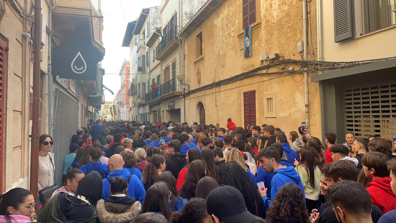 Cercavila de dimonis 👹 Sa Pobla 🔥 Sant Antoni 2023 📽️ En Directe